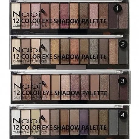 Paleta de Sombras Nabi - 12 Colores