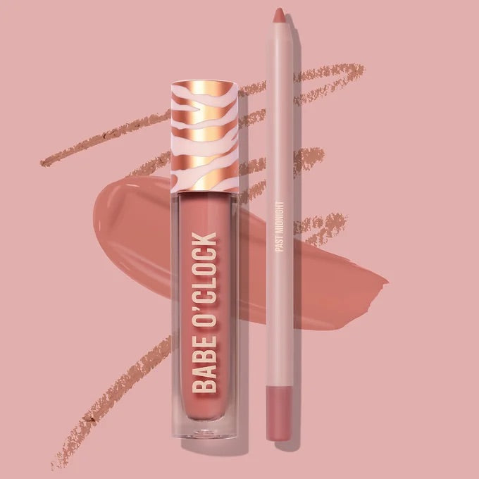 Set de Labios Beauty Creations - Babe O'Clock Lip Duo (Tono Past Midnight)