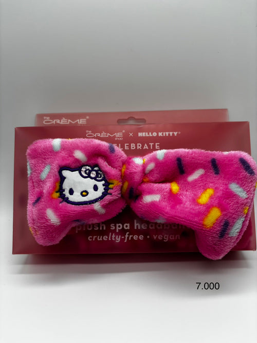 Banda de spa afelpada Hello Kitty