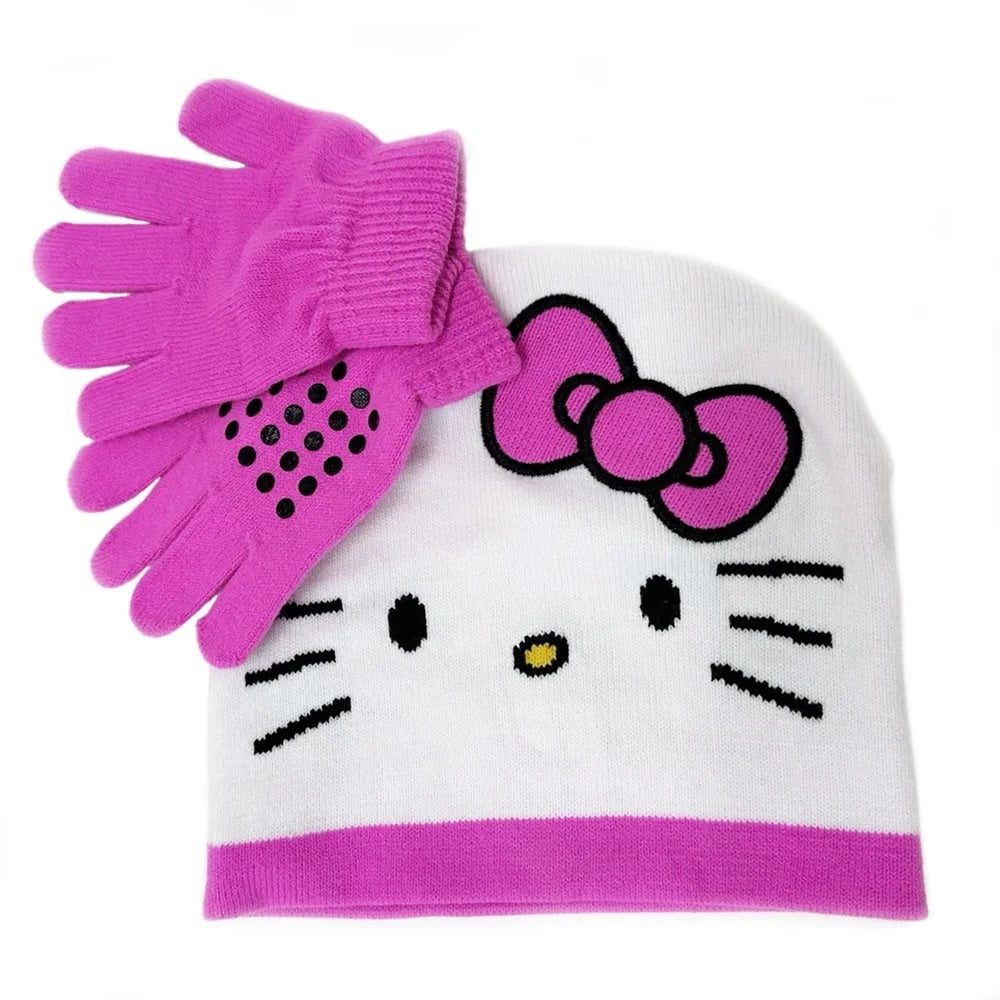Gorro y Guantes Hello Kitty