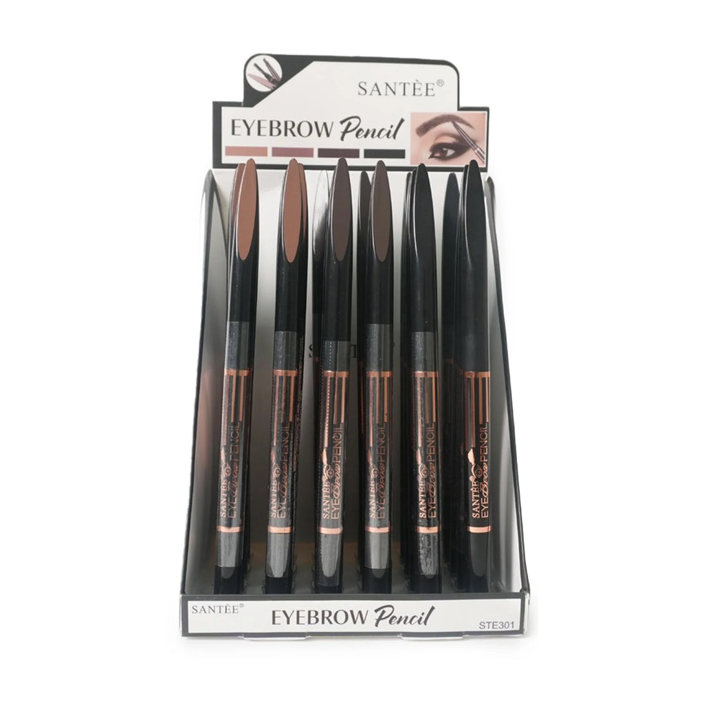 Lápiz para Cejas Santee Eyebrow Pencil con Cepillo Integrado
