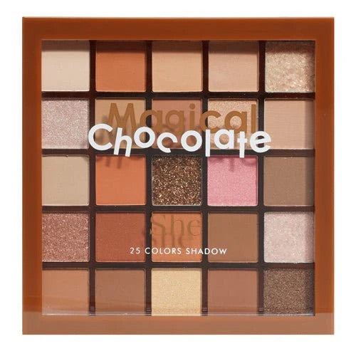 Paleta de Sombras S.he Makeup - Magical Chocolate (25 Colores)