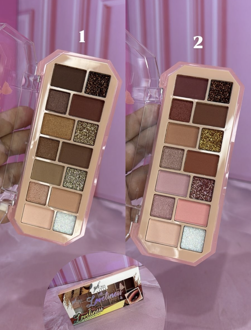 Paleta de Sombras Loveliness - Beauty Glazed (15 Tonos)