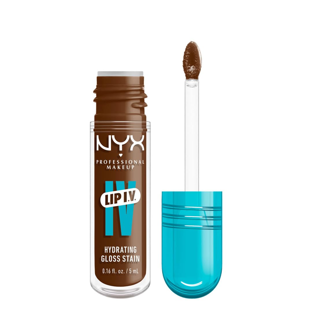 Tinta Labial Hidratante NYX Lip I.V. Hydrating Gloss Stain