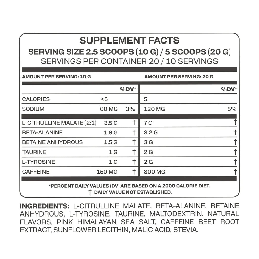 Pre-Workout Tropical Mix