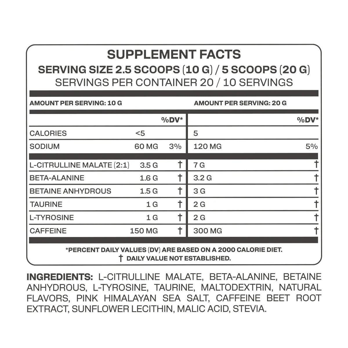 Pre-Workout Tropical Mix