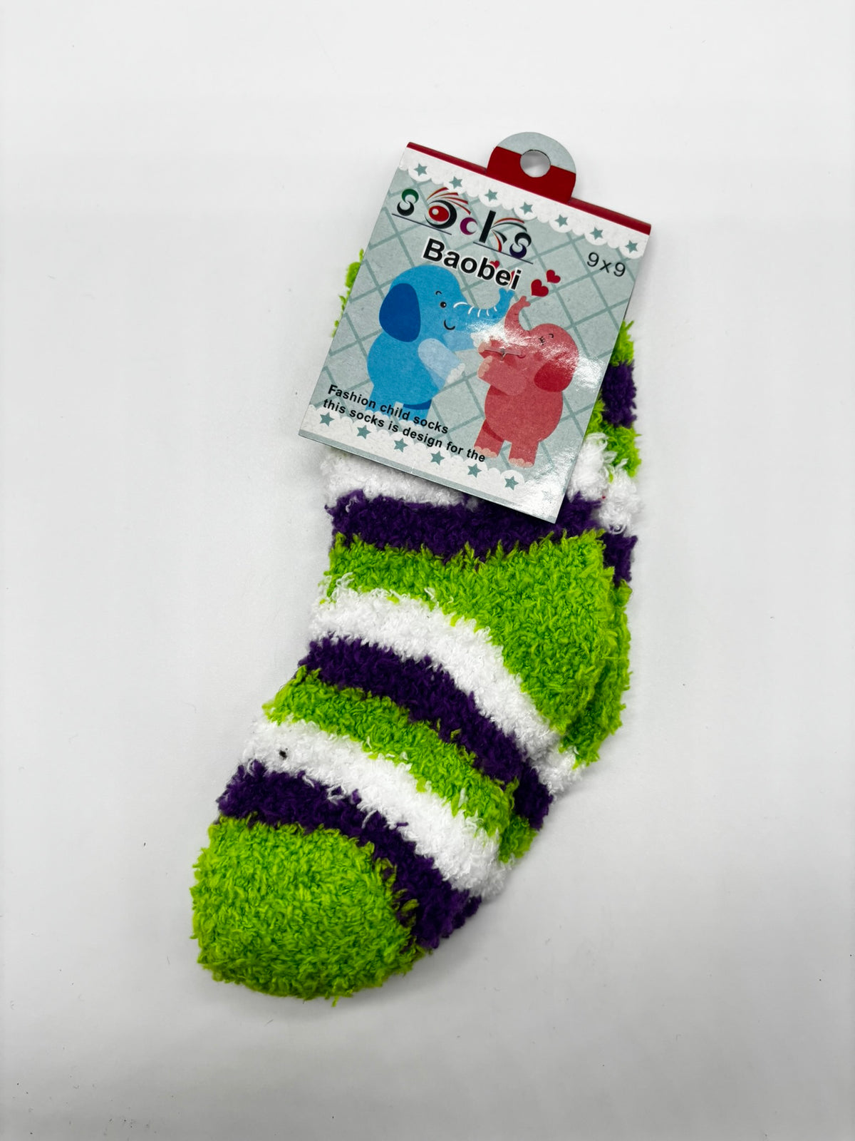 Medias Peluche Rayas