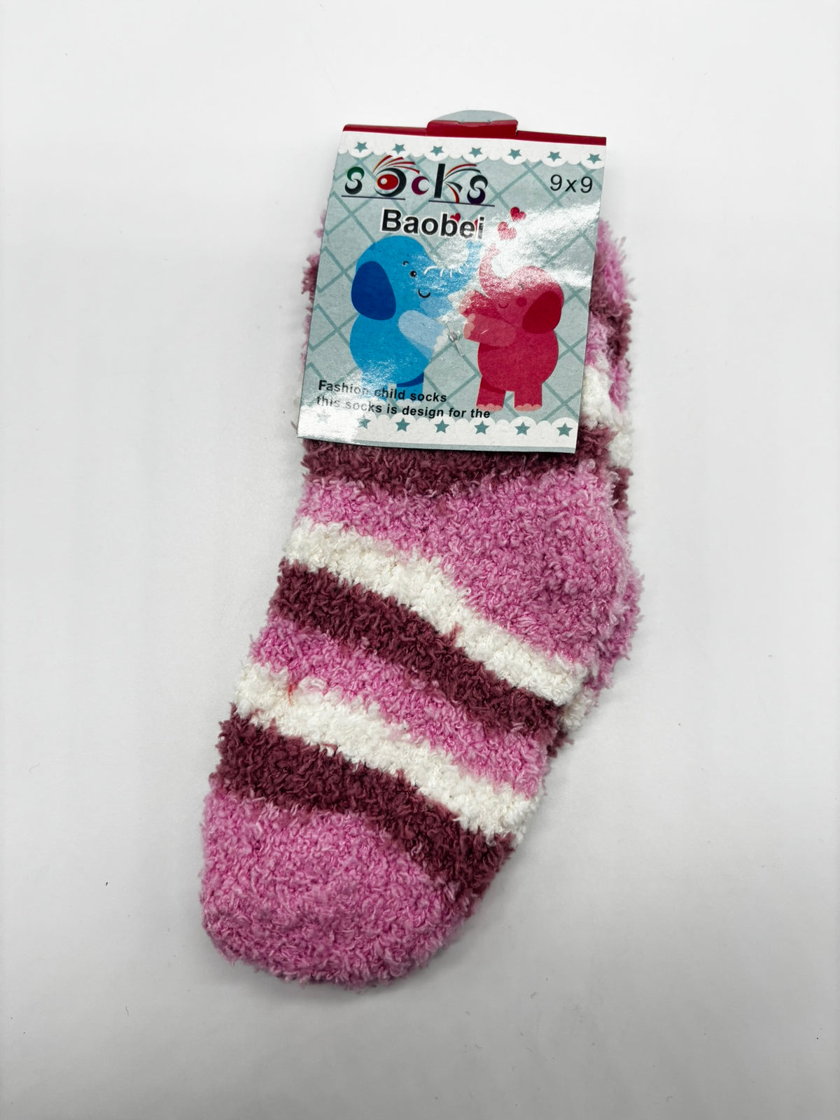 Medias Peluche Rayas