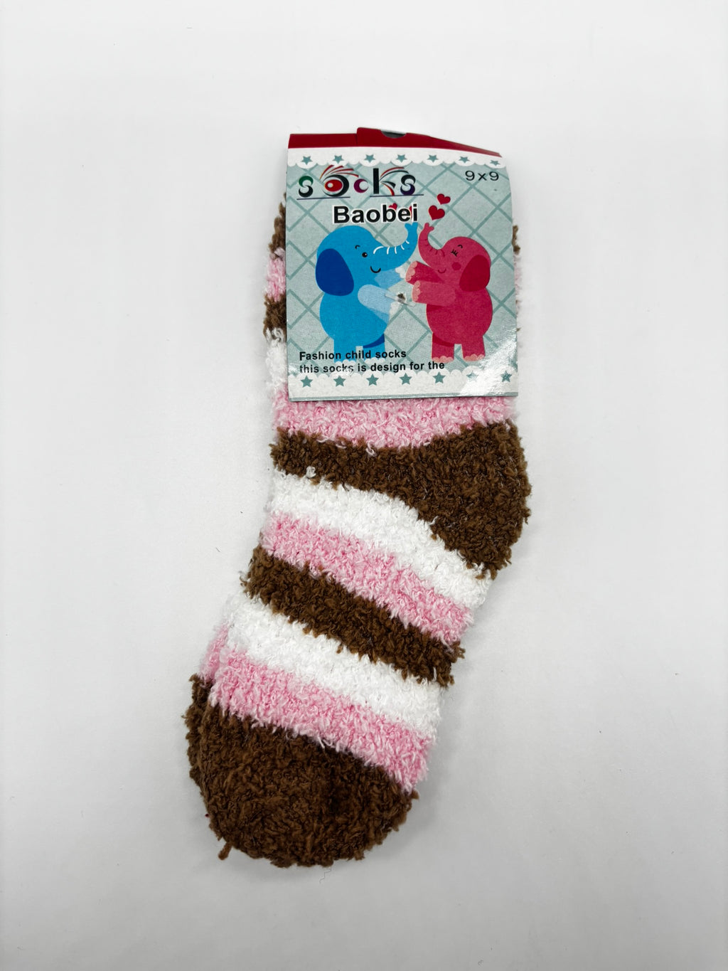 Medias Peluche Rayas