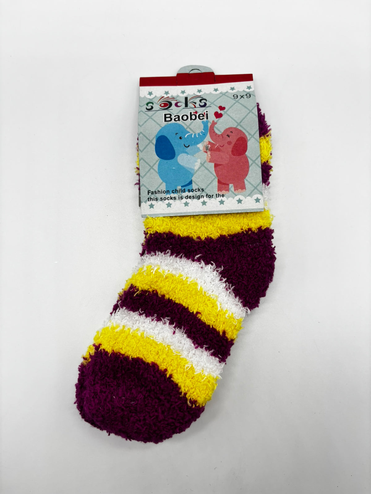 Medias Peluche Rayas