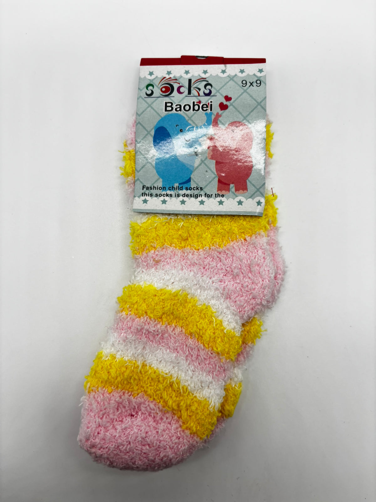 Medias Peluche Rayas