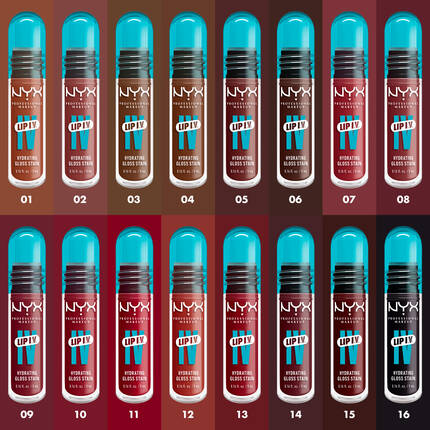 Tinta Labial Hidratante NYX Lip I.V. Hydrating Gloss Stain